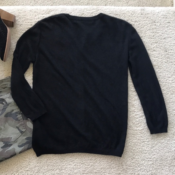 Zara Black Lace Front Cardigan - Picture 6 of 6